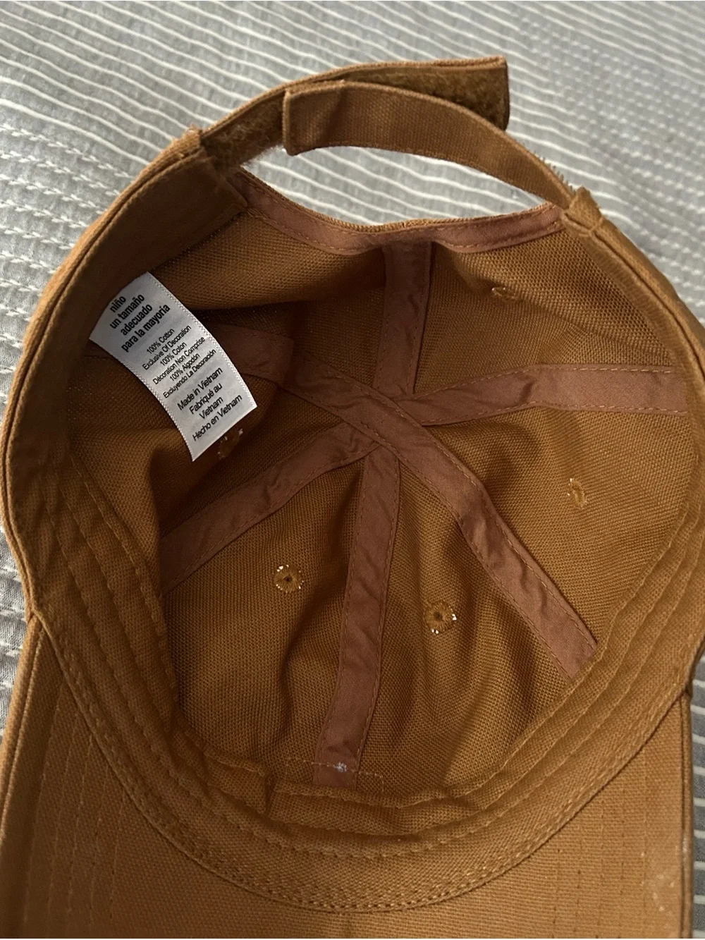 Carhartt signature canvas adjustable youth cap